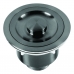 Valvula Pia Cozinha Black Matte Americana 4.1/2 Cesto Removivel
