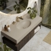 Bancada de Banheiro com Cuba Esculpida Oval Oasis - Aurora
