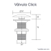 Valvula Click 7/8" Gold para Banheiro