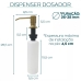 Dispenser Dosador de Detergente Ouro Brilho 350 ml