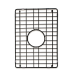 Grade Aramada de Proteção Black Matte para Fundo de Cuba Gourmet 30 cm