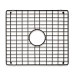Grade Aramada de Proteção Black Matte para Fundo de Cuba Gourmet 45 cm