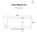 Cuba Cozinha Farm Sink 60 cm Frente Padr&atilde;o Estilo Fazenda Avental