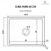 Cuba Cozinha Farm Sink 60 cm Frente Padr&atilde;o Estilo Fazenda Avental