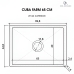 Cuba Cozinha Farm Sink 65 cm Frente Padr&atilde;o Estilo Fazenda Avental