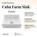 Cuba Cozinha Farm Sink 65 cm Frente Padr&atilde;o Estilo Fazenda Avental