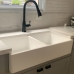 Cuba Dupla Cozinha Farm Sink 87 cm Frente Padr&atilde;o Estilo Fazenda Avental