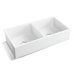 Cuba Dupla Cozinha Farm Sink 87 cm Frente Padr&atilde;o Estilo Fazenda Avental