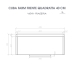 Cuba Cozinha Farm Sink 40 cm Frente Quadratta Estilo Fazenda Avental