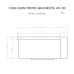 Cuba Cozinha Farm Sink 45 cm Frente Quadratta Estilo Fazenda Avental