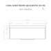 Cuba Cozinha Farm Sink 50 cm Frente Quadratta Estilo Fazenda Avental