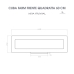Cuba Cozinha Farm Sink 60 cm Frente Quadratta Estilo Fazenda Avental
