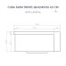 Cuba Cozinha Farm Sink 65 cm Frente Quadratta Estilo Fazenda Avental