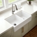 Cuba Dupla Cozinha Farm Sink 77 cm Frente Quadratta Estilo Fazenda Avental