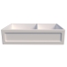 Cuba Dupla Cozinha Farm Sink 77 cm Frente Quadratta Estilo Fazenda Avental