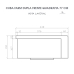 Cuba Dupla Cozinha Farm Sink 77 cm Frente Quadratta Estilo Fazenda Avental