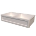 Cuba Dupla Cozinha Farm Sink 87 cm Frente Quadratta Estilo Fazenda Avental
