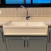 Cuba Dupla Cozinha Farm Sink 87 cm Frente Quadratta Estilo Fazenda Avental
