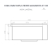 Cuba Dupla Cozinha Farm Sink 87 cm Frente Quadratta Estilo Fazenda Avental