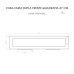Cuba Dupla Cozinha Farm Sink 87 cm Frente Quadratta Estilo Fazenda Avental