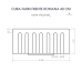 Cuba Cozinha Farm Sink 40 cm Frente Romana Estilo Fazenda Avental