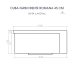 Cuba Cozinha Farm Sink 45 cm Frente Romana Estilo Fazenda Avental