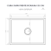 Cuba Cozinha Farm Sink 55 cm Frente Romana Estilo Fazenda Avental