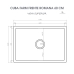 Cuba Cozinha Farm Sink 60 cm Frente Romana Estilo Fazenda Avental