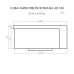 Cuba Cozinha Farm Sink 60 cm Frente Romana Estilo Fazenda Avental