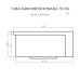 Cuba Cozinha Farm Sink 70 cm Frente Romana Estilo Fazenda Avental