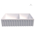Cuba Dupla Cozinha Farm Sink 77 cm Frente Romana Estilo Fazenda Avental