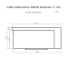 Cuba Dupla Cozinha Farm Sink 77 cm Frente Romana Estilo Fazenda Avental