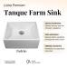 Tanque Farm 60 cm Frente Padrão Estilo Fazenda Avental