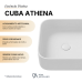 Cuba de Apoio Quadrada Athena