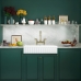 Cuba Dupla Cozinha Farm Sink 87 cm Frente Romana Estilo Fazenda Avental