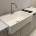 Cuba Cozinha Farm Sink 90 cm Frente Padr&atilde;o Estilo Fazenda Avental