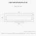 Cuba Cozinha Farm Sink 90 cm Frente Quadratta Estilo Fazenda Avental