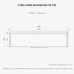 Cuba Cozinha Farm Sink 90 cm Frente Quadratta Estilo Fazenda Avental