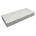 Bancada de Banheiro com Cuba Rampada Lateral Polaris - Com Saia e Slim - Branco