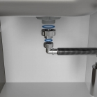 Sifão Extensível Copo Parede Cromado DN38 ? Don Artesano